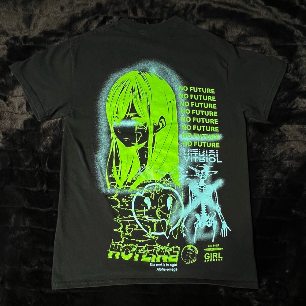 Vitriol No Futures graphic T black